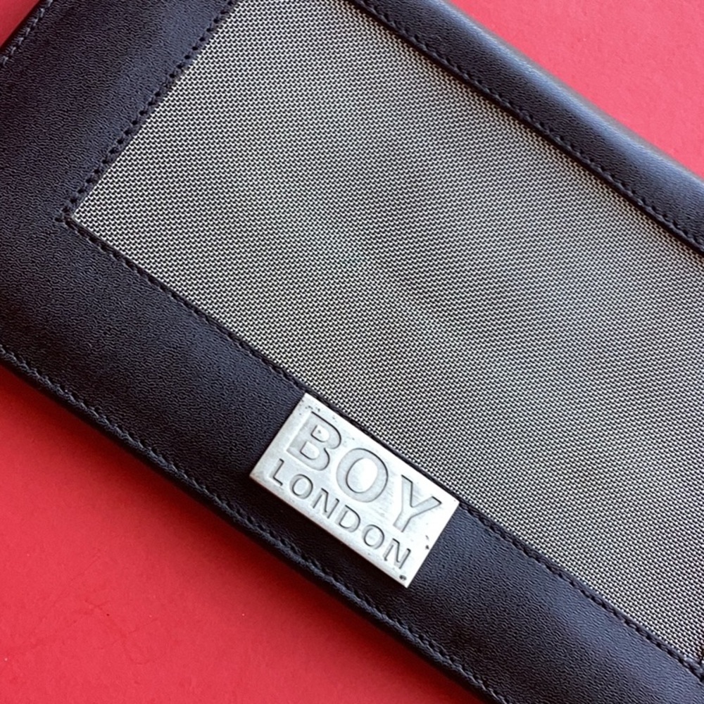 Vintage BOY LONDON wallet leather and metal